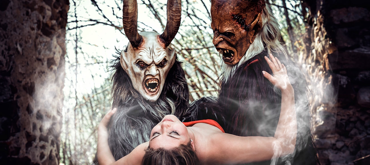 Shooting mit Krampusse in Südtirol